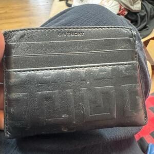 Givenchy Black Leather Card Holder
